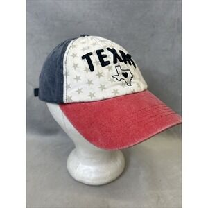 Texas‎ Home Free Ball Cap Hat Adjustable Baseball Red White Blue Stars State